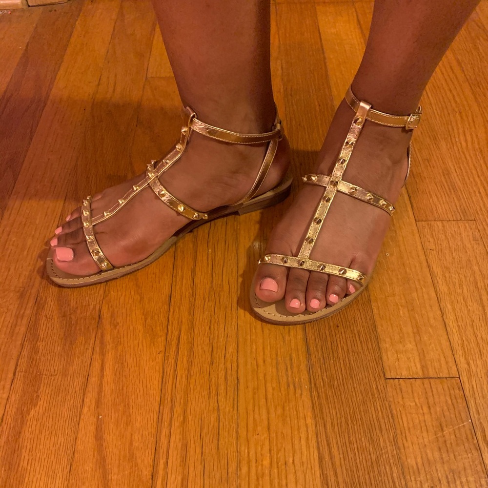 Gold Steve Madden Sandals